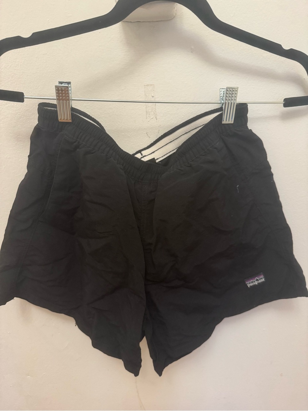 Patagonia Women's Black Athletic Shorts with Drawstring - Picture 2 of 7
